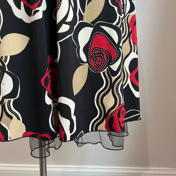 Y2K Speechless Rose Print Stretch Halter Sundress Size Small - Picture 6 of 6